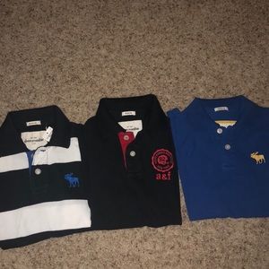 Abercrombie kids lot of 3 polos